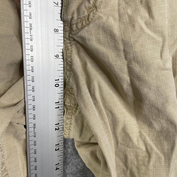 Eddie Bauer Cargo Shorts Mens 32 Ripstop Relaxed Outdoor Hiking Shorts Tan Beige - Picture 5 of 9
